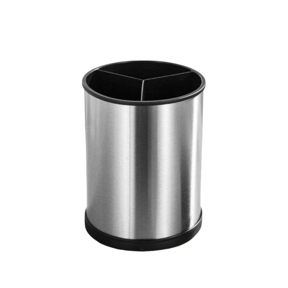 

Round rotating design Chopstick Cage Tableware Draining Stand Household kitchen use срібний