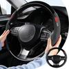 2Pcs Suede Non-Slip Car Steering Cover Wheel Booster Decoration Covers For Ford ST Focus Mk2 3 4 Edition Mondeo Fusion ST Line