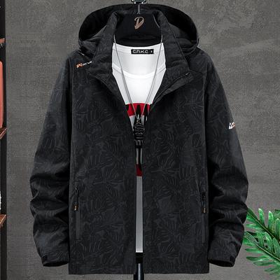 Yeni Bahar Ceket Erkek Çıkarılabilir Şapka Açık Hava Rahat Ceket Erkek Rüzgar Geçirmez Su Geçirmez Moda Trendi Üst