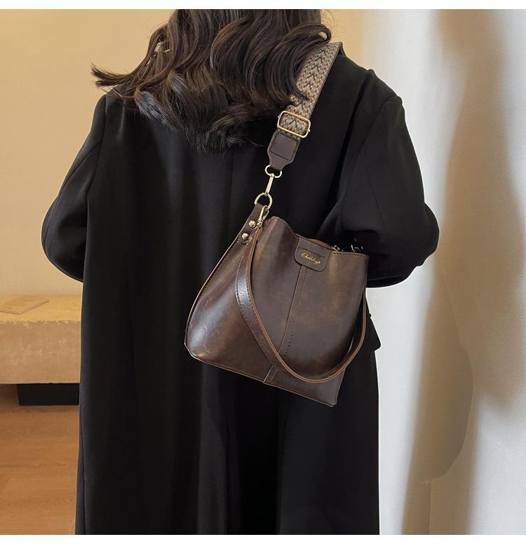 Fashion Trending Luxury Designer Brand Women Bags Female Handbags Solid Bucket Bag for Women 2024 Crossbody Shoulder Bags Totes