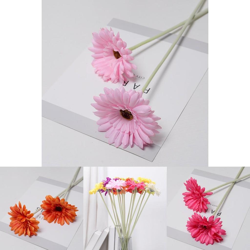 Daisy Fake Flower Home Decor With Silk Material For Living Space And Photography Props