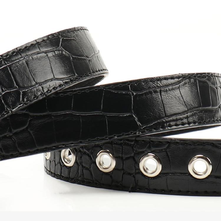 Natural Women's Timeless Belt Contemporary Themed PU Leather Strap Metal Hardware For Stylish Looks