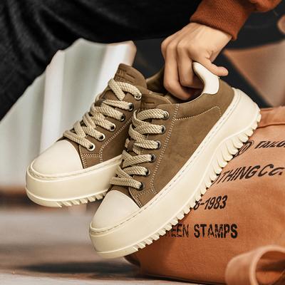 Mode Nieuwe herfst en winter heren board schoenen Trendy hoge kwaliteit Stijl Buiten vrijetijd feest Dagelijks jeugd wandelen dikke zool schoenen