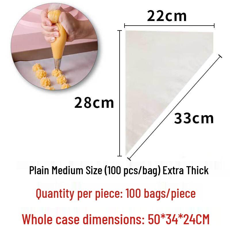 Thickened Disposable Pastry Bags