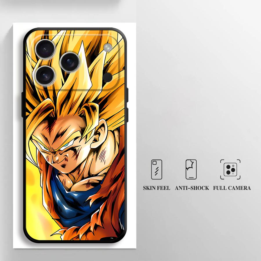 

Case for iPhone 17 Pro Max SE 13 Mini 12 Air XS XR 11 14 15 Plus 16 7 8 Funda Phone Cover D-ragonS B-allS Goku iPhone 12