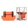Ladder Side Tool Pouch with Secure Webbing Closures, Fabric Multi Pocket Utility Bag for Small Repair Gear, Home Projects, and Elevated Work