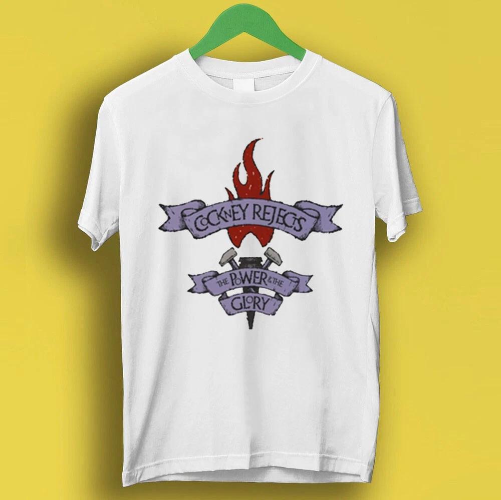 Cockney Rejects Сила Слава Музыка Мем Подарок Смешная Футболка Стиль 2241 S