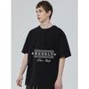 Black T Shirt with Brooklyn New York Print for Casual Wear