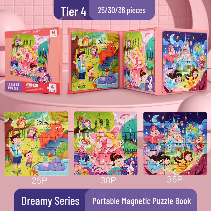 Children's Magnetic Puzzle Toy for Ages 3-6: Educational & Developmental Thinking Game