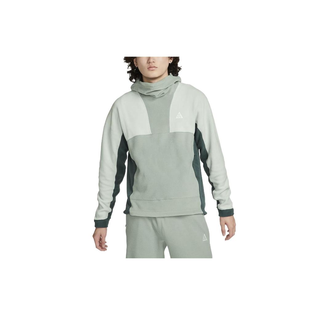 Nike ACG Wolf Tree Patchwork Logo Long Sleeve Hoodie Men Sweatshirt Mica-Green DQ5780-330