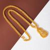 Vietnamese Sand Gold Necklace Men'S Gold-Plated Color Will Not Fade For A Long Time, Pattern Dragon Chain Maitreya Buddha Guanyin Brand Domineering