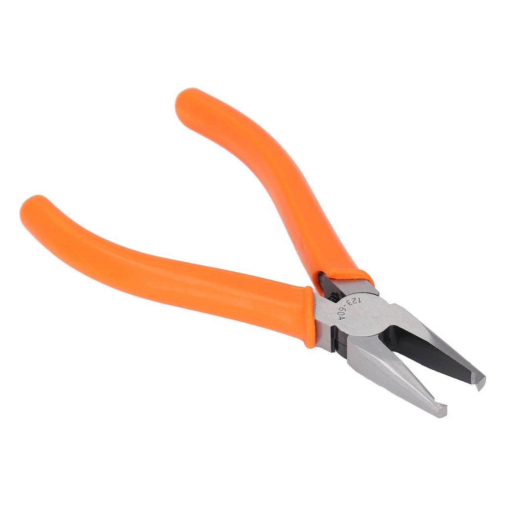 Clește Tăietor Lateral Cap Plat 4mm CRV Unghi Drept Cu Arc Mânere Antiderapante pentru Metal