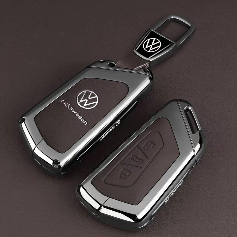 Key Case for Volkswagen: Fits Teramont, Bora, Golf, Sagitar L, Tayron, Magotan, T-Roc, and T-Cross Models