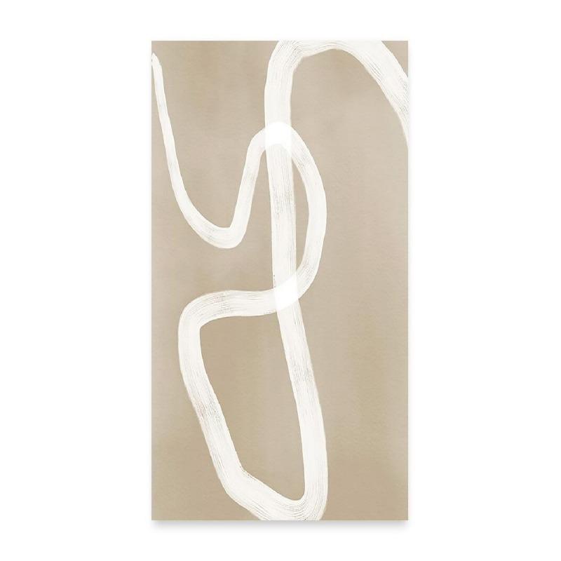 Abstraktes Boho Beige Rouge Geometrisches Wandkunst Poster Minimalistische Leinwandbilder für Wohnzimmer Heimdekoration