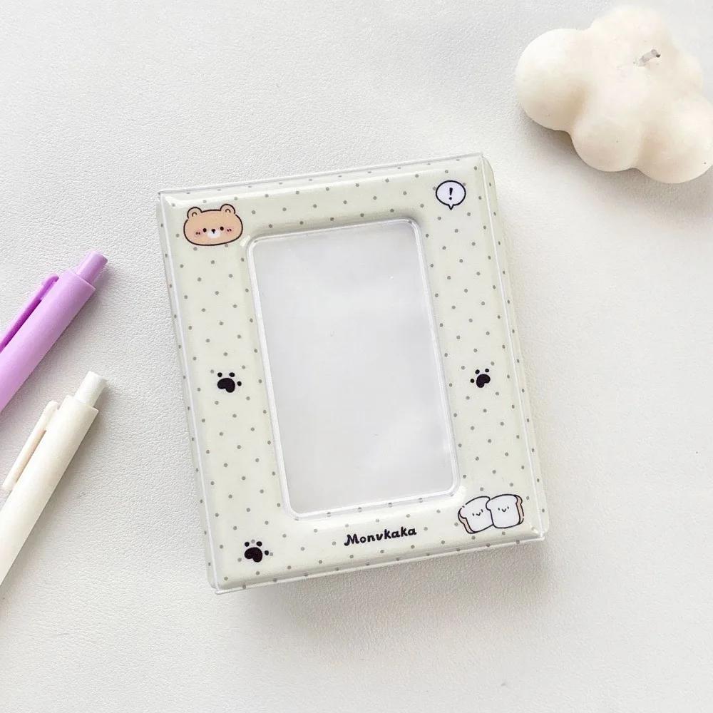 Cute PVC Photo Card Holder Polka Dots 40 Pockets Photocard Binder Photo Album