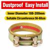 Thick Excavator Dust Boot Wear Proof Grease Isolate Pin Joint Dust Guard Clamp Lock Easy Mount Heavy Machinery Seal Cap