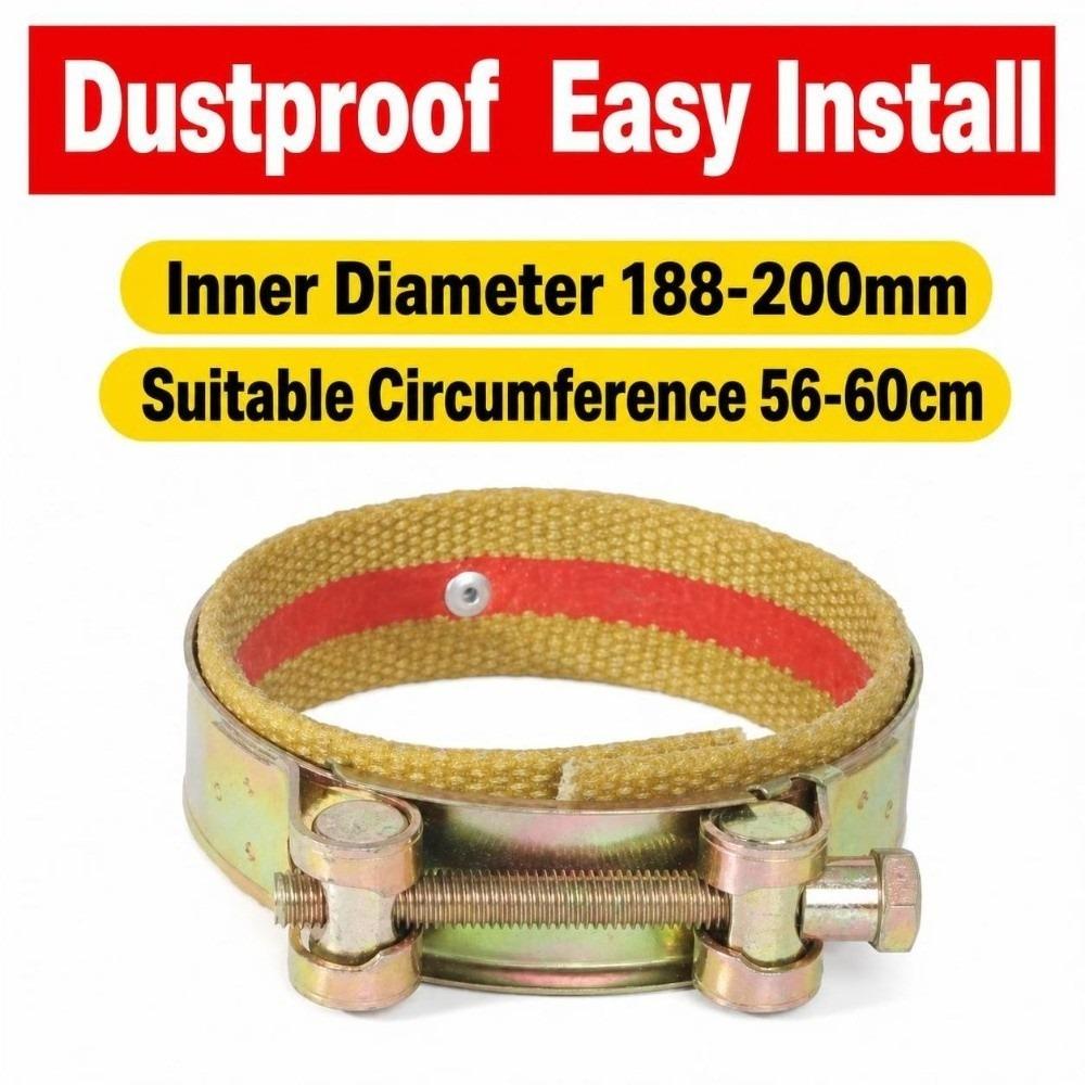 Thick Excavator Dust Boot Wear Proof Grease Isolate Pin Joint Dust Guard Clamp Lock Easy Mount Heavy Machinery Seal Cap