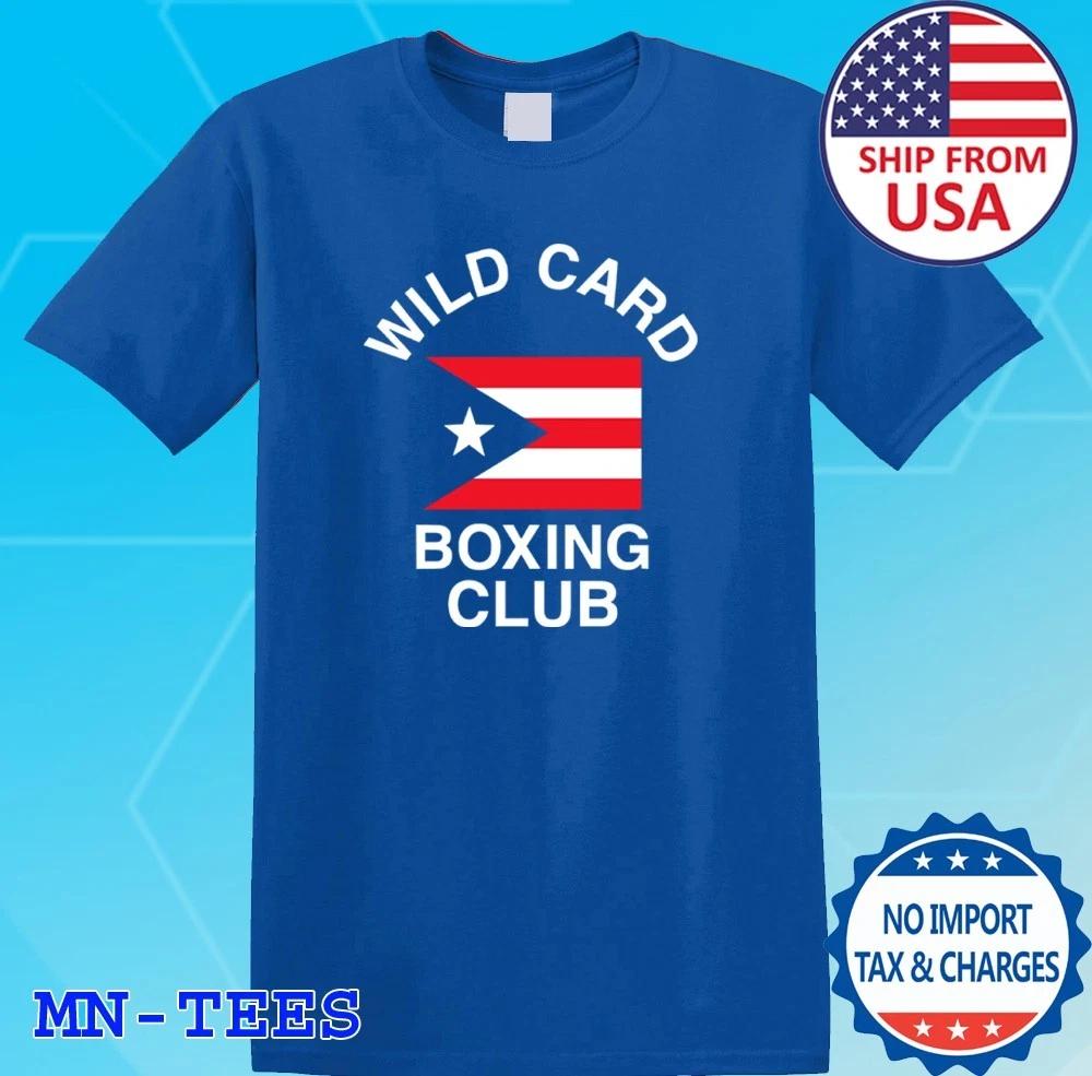 Wild Card Boxing Club Gym Blue Size S-5XL S