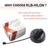 Fuel Tank Gas Filler Cap Cover with Tether for Dodge Ram Jeep Cherokee Chrysler Fiat 52030377AB 5278632AG