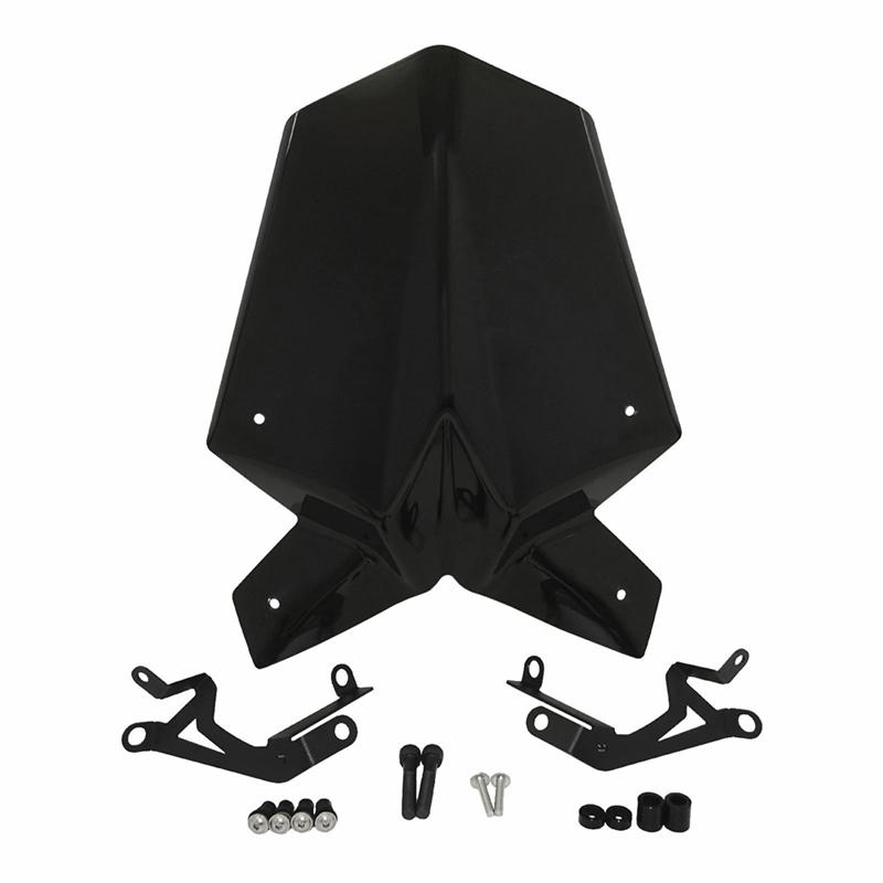 NEW-For DUKE 125 200 390 2017-2025 Motorcycle Windscreen Windshield Screen Shield Bracket Wind Deflector Protection Shell