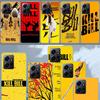 Kill Bill Phone Case For Redmi Note 14 15 Pro 5G 13 12 Pro Plus 11 11T 11E 11S 10 Pro 10S 9 9S Cover Cell Clear TPU Capa Compati