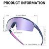 SCVCN Photochrome Sonnenbrille für Herren Radsportbrille MTB Fahrrad Sonnenbrille Sportbrille Laufbrille Fahrrad UV400 Damen