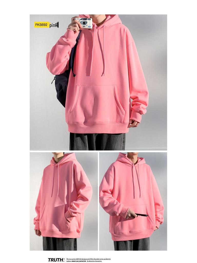 Herr Casual Lös Tung Huvtröja - Trendig, Mångsidig Sportkläder för Vår och Höst