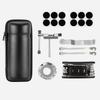 Bicycle tool sets, bicycle repair toolboxes, sealed zippers, bicycle tire repair kits, bicycle maintenance kits