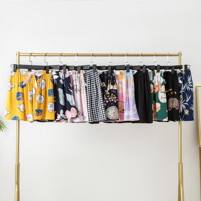 Damen Viskose-Baumwolle Sommer Schlafshorts, Leicht & Niedlich, Können Draußen Getragen Werden