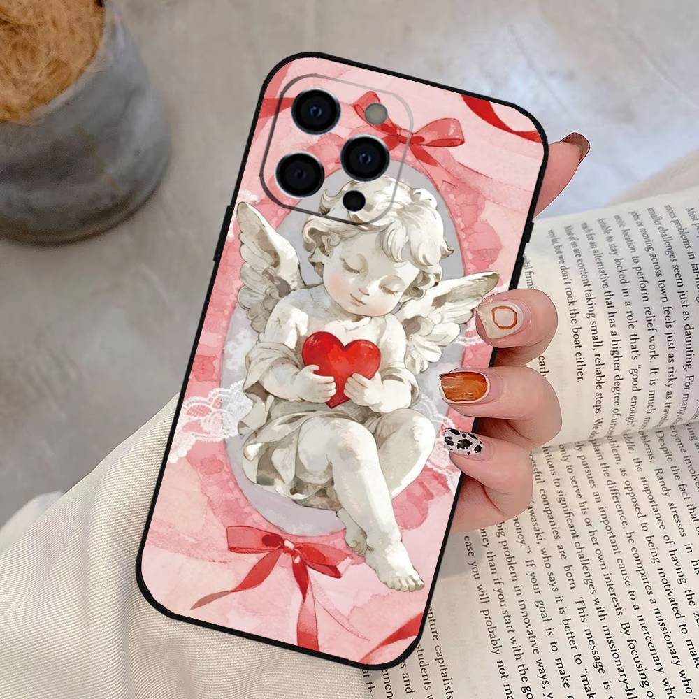 Cupid's arrow Phone Case Silicone Soft For IPhone 17 16 15 14 13 12 11 X XR Plus Pro Max Plus