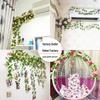Artificial Rose Flower Vine for Indoor Decoration: Ceiling Hanging & Living Room Decor