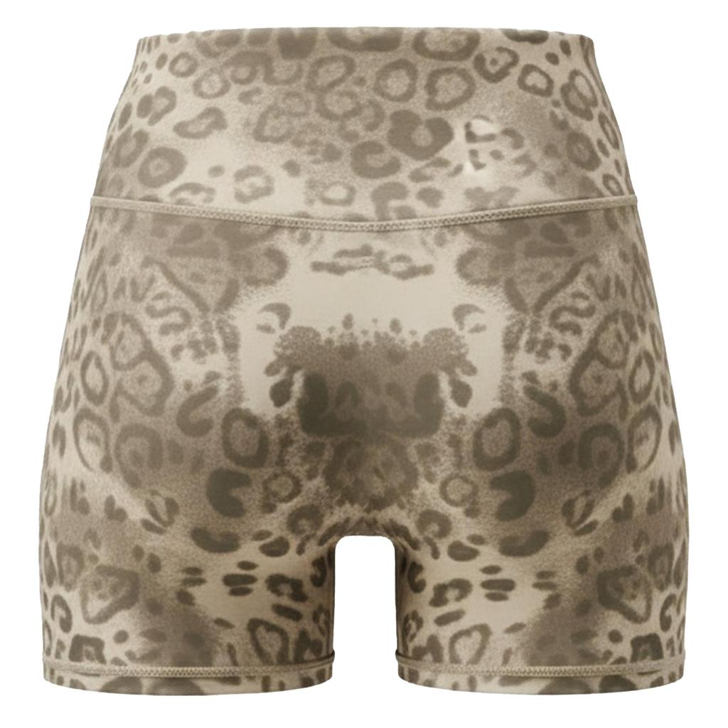 USA Pro Womens/Ladies Leopard Compression Cycling Shorts
