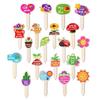 Étiquettes de plantes mignonnes Étiquettes de plantes rustiques Étiquettes de plantes en bois pour plantes en pot 20 styles Jardinage pour fleurs Pour jardiniers