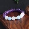 Natural Amethyst Morganite Crystal Bracelet Versatile Fashion Commuting Douyin Live Broadcast Explosion To Send Girlfriends and Friends