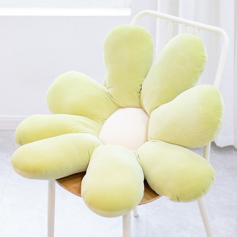 50-80cm Daisy Plush Plant Pillow Lifelike Sunflower Seat Cushion Yellow Pink Beige Chair Flower Pillow ideal for kids of all ages