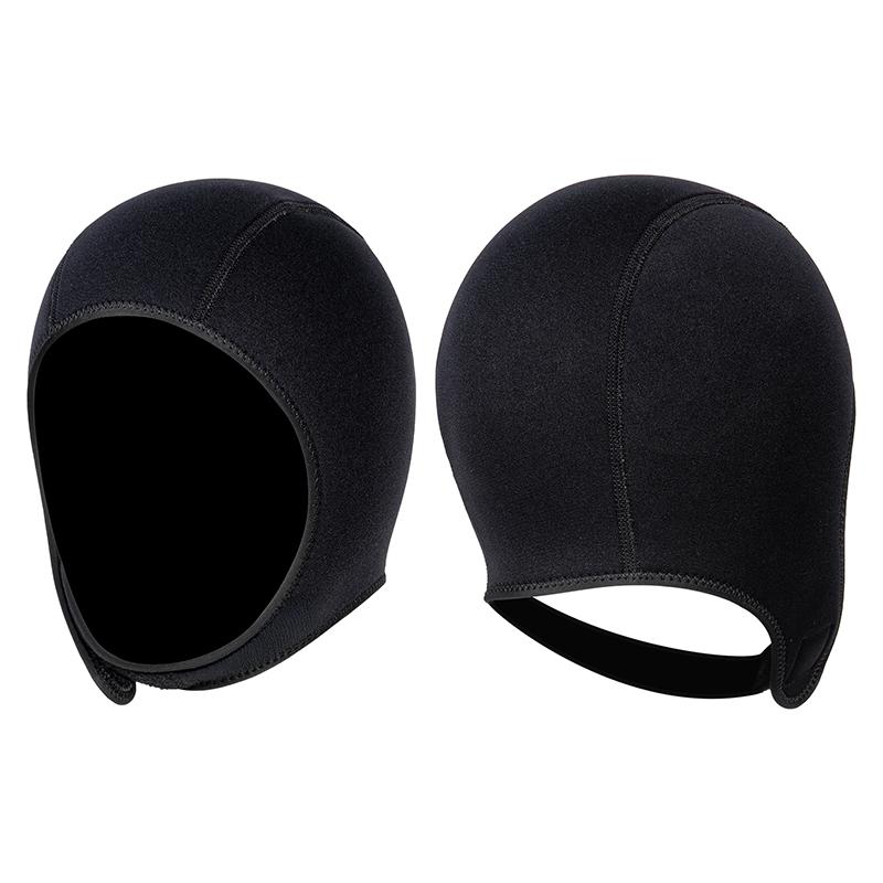 3Mm Neoprene Diving Hood Waterproof Hat Wetsuit Hood Swimming Cap Suit Surf Scuba Diving Cap Surf Fishing Spearfishing Kitesurf