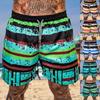 Men's Swim Trunks Quick Dry Beach Surfing Running Swimming Drawstring Shorts