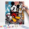 Disney Mickey Mouse Pop Art oil paint by numbers painting kit handmade diy home decor gifts wall art canvas picture craft supplies