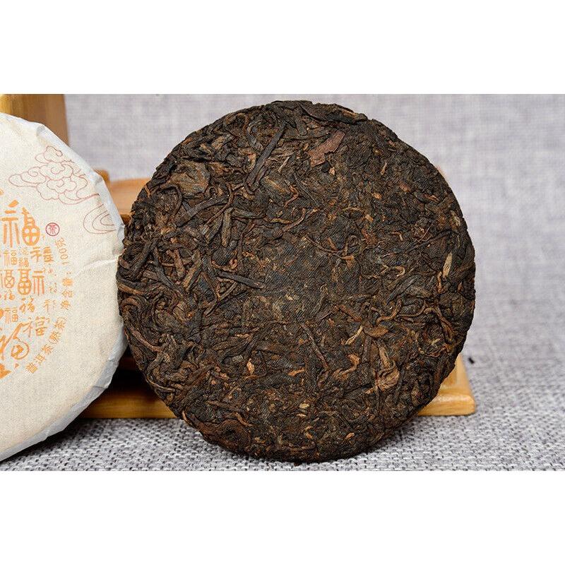 Pu'er Tea Leaves 100g Ripe Tea Cake Bai Ling Golden Bud Ripe Tea Cake