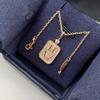 2025HW Women's Vintage Luxury Diamond Perfume Bottle Necklace - Exquisite Square Clavicle Chain with Fine Craftsmanship