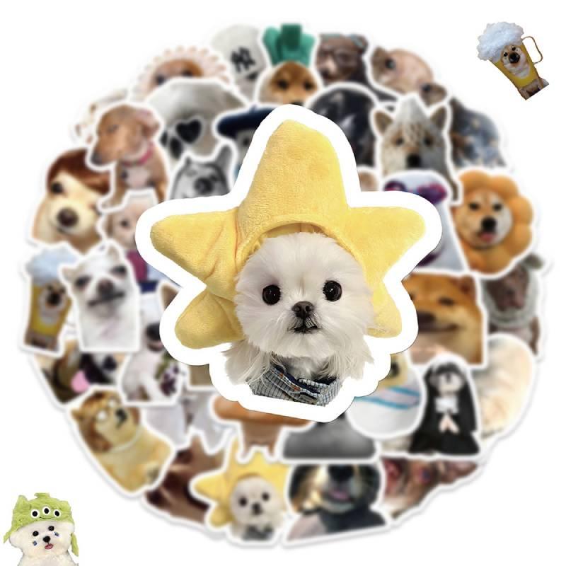 Realistic Popular Dog Stickers Cute And Funny Animal Decorations For Phone Cases And Journals Pieces)