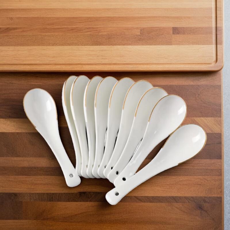 SIFAR Exquisite Ceramic Soup Spoon