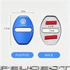 BFPQY1 Zinc Alloy Car Door Lock Buckle Cover Protective Covers For VW GTI Polo Golf Passat Tiguan Jetta T-ROC Touareg Taigo CC Hub Cap