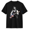 Unisex Abraham Lincoln Abe Lincoln Playing Guitar TShirts   Cotton Tops Summer Classic ShortSleeved TShirt Crew Neck Tshirt