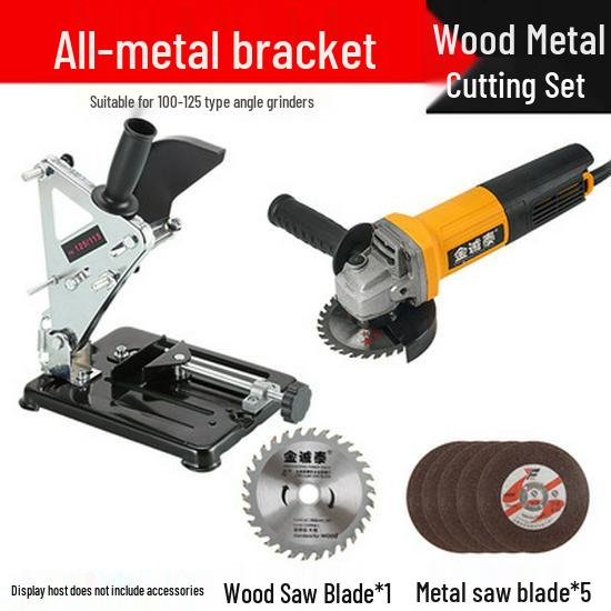 Universal Handheld Grinder Stand & Multi-Functional Table Saw Conversion Kit