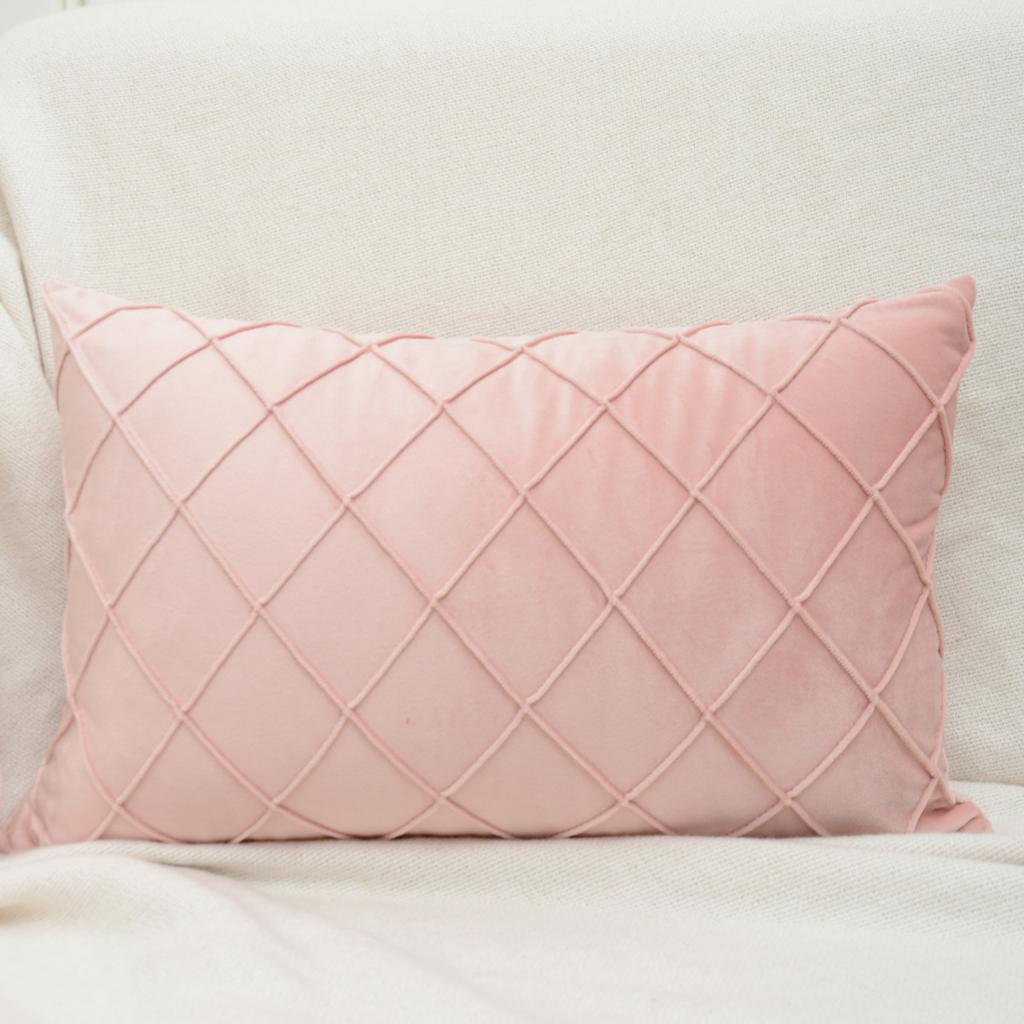 30x50CM Solid Color Rectangular Pillow Cover Ultra Soft Decorative Sofa Throw Cushion Cover Pillowcase Living Room Funda Cojin