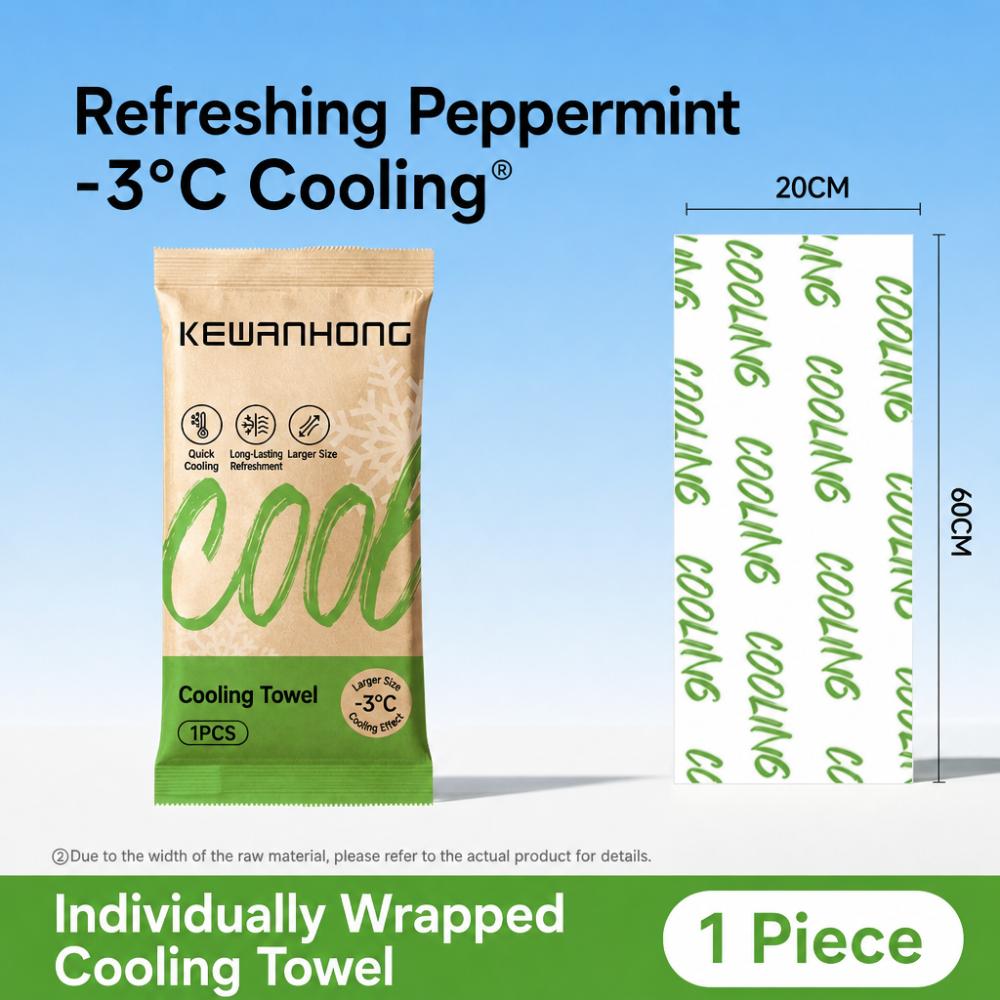 Disposable Summer Cooling Towel 20*60cm Ice Towel Instant Cooling Wipes Towel Sports Outdoor B