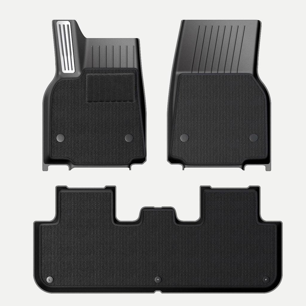 Fits Tesla Model Y 2025: Custom Front & Rear Trunk TPE Floor Mats