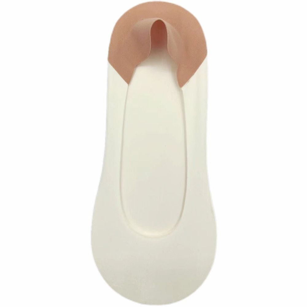 

3 пары нескользящих тонких комфортных носков Ice Silk, носки-лодочки, чулочно-носочные изделия, невидимые носки-лодочки оранжевый