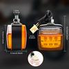 Ygmylandbb Seitenmarkierungsleuchte 12V 13 Universelle Passform für Industrie und Seitenmarkierung Hoch Amber und mit Tagfahrlicht 2er-Pack Doppelseitige Lampen, LED,